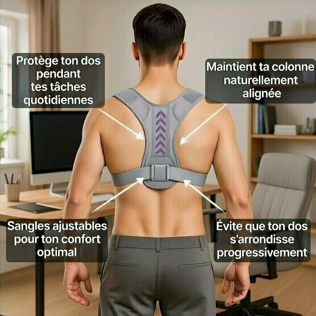 Correcteur de posture pour le dos - Sta Recto™