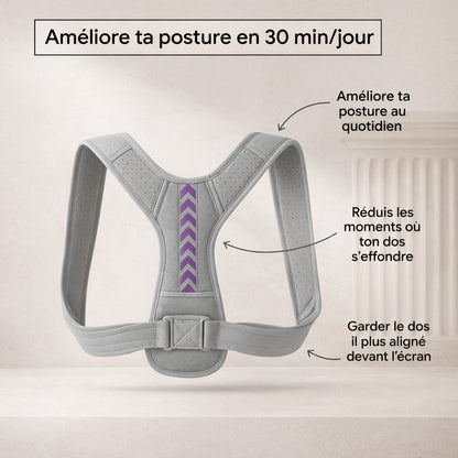 Correcteur de posture pour le dos - Sta Recto™